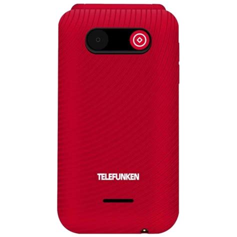 Comprar Telefunken S Mb Vermelho Telem Vel Para Seniores Eisnt