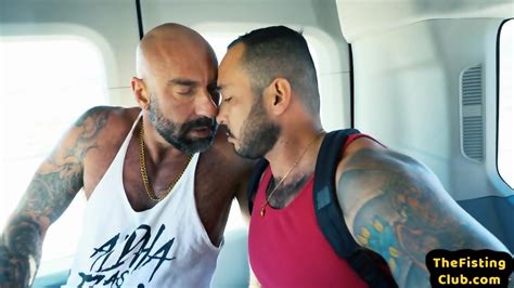Prolapse Jock With Hairy Ass Gets Fisted By Gaydaddy In Van