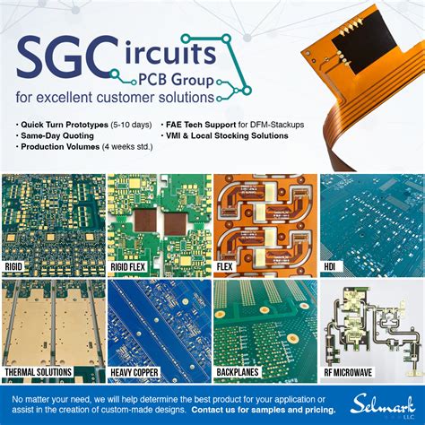 Sunshine Printed Circuit Boards Pcbs Selmark Llc