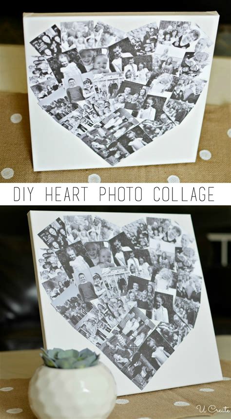 Diy Heart Photo Collage U Create