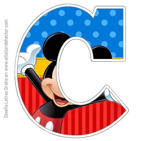 Alfabeto De Mickey Mouse Letras De Mickey Mouse Mickey Mickey Mouse