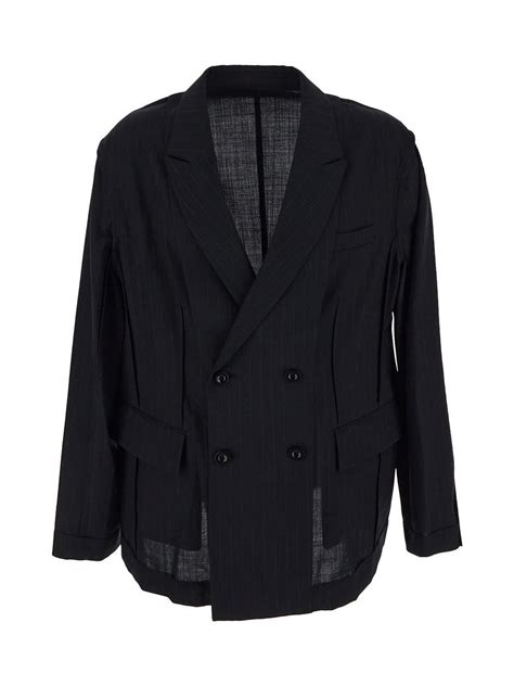 Sacai Double Breasted Jacket Sacai