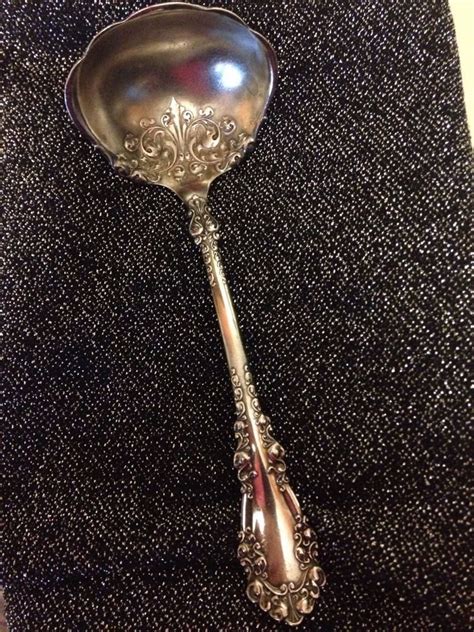 Vintage Rogers Bros1847 Triple Plate Silver Ladle For Soup Tureen