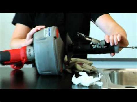 How To Use Ridgid K Drain Cleaning Machine Youtube