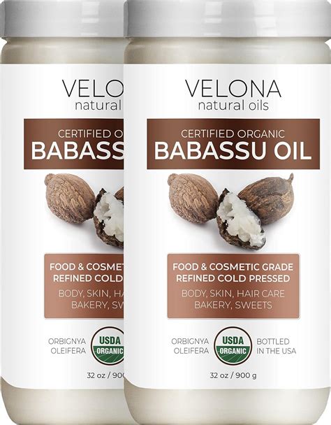 Amazon Velona Babassu Oil Usda Certified Organic Oz