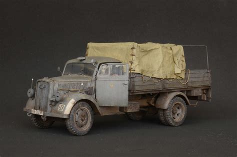 Tamiya German Ton X Cargo Truck Opel Blitz Ready For