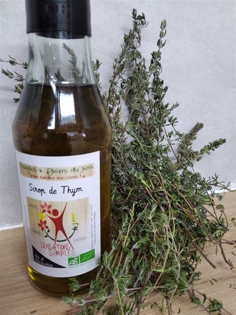 Sirop De Thym Bio Sensations Simples