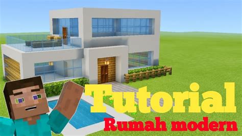 Cara Membuat Rumah Di Minecraft Modern Simple Youtube