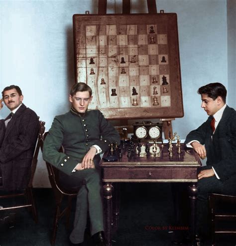 Jose Raul Capablanca Vs Alexander Alekhine Chess Rare Photos