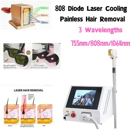 New Hair Remover Ice Platinum Wavelength Diode Laser Nm