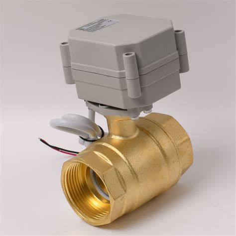 Dn Ball Valve Dc V Way Wire Brass Motorized Ball Valve