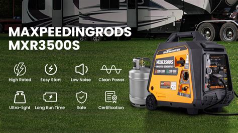 Maxpeedingrods 3500w Dual Fuel Inverter Generator — A Reliable Helper