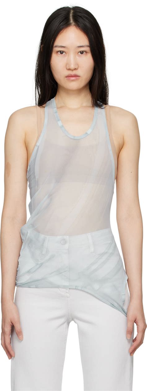 Low Classic Gray Cutout Tank Top Low Classic