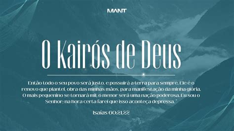 CULTO DE CELEBRAÇÃO O KAIRÓS DE DEUS MANT FORTALEZA YouTube