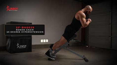 Roman Chair 45 Degree Hyperextension SF BH6629 YouTube