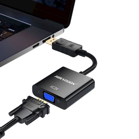 Ripley ADAPTADOR DE DISPLAYPORT MACHO A VGA HEMBRA 20CM HIKVISION