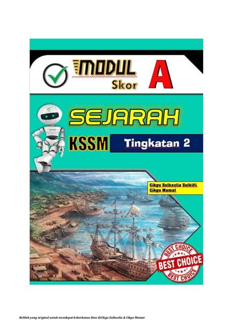 Buku Latihan Sejarah Tingkatan 2 Maximillianewaweeks