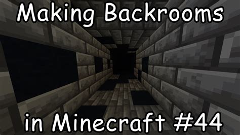 Making Backrooms In Minecraft Part Finishing V Youtube