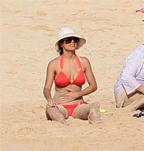 News About Your Favorite Celebrity Salma Hayek In A Red Bikini In St Barts