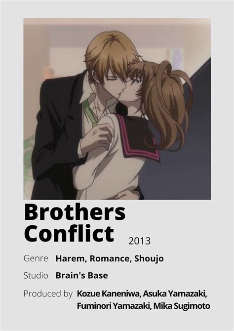 Brothers Conflict In 2022 Brothers Conflict Anime Shows Manga Love