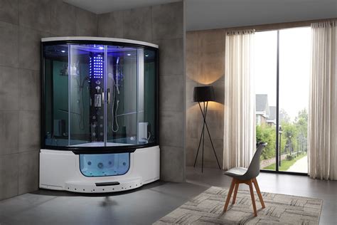 Woma Tempered Glass Sliding Door Steam Sauna Shower Room With Massage And Air Bubble Y801b