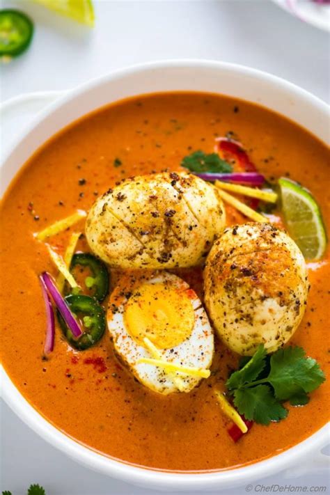 Egg Curry Tikka Masala Recipe ChefDeHome