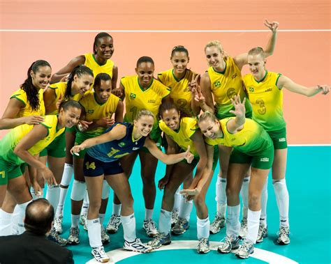 Brazil Womens Olympic Volleyball Team Gold Medalist Flickr