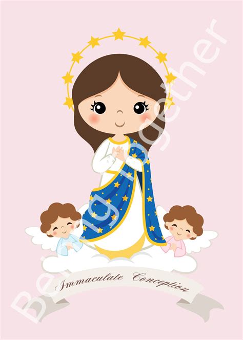 Immaculate Conception Wall Art Immaculate Conception Art | Etsy