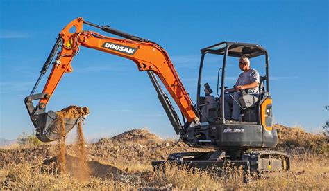 Doosan Infracore North America Mini Excavators Summarized — 2022 Spec