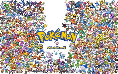 All the Poke mon Pokémon Wallpaper 33957610 Fanpop