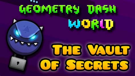 Geometry Dash World The Vault Of Secrets All Nine Codes YouTube