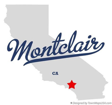 Map of Montclair, CA, California