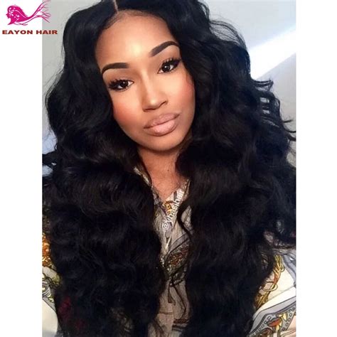 7a Full Lace Human Hair Wigs Glueless Full Lace Wigs Peruvian Body Wave Virgin Hair Lace Front