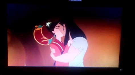 Mulan 2 Mulan And Shang Kiss Youtube