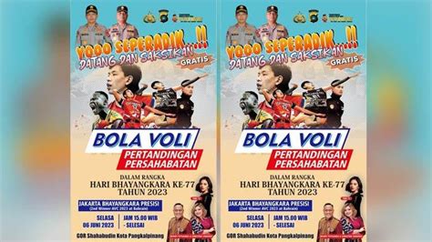 Sore Ini Pertandingan Bola Voli Jakarta Bhayangkara Presisi Vs Polda