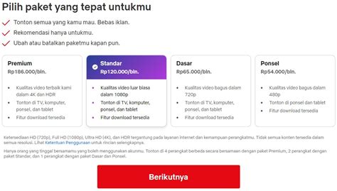 Pilihan Paket Netflix Temukan Yang Paling Sesuai Untukmu