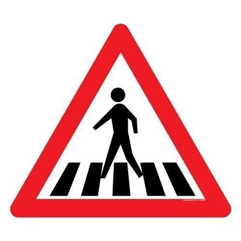 Pedestrian Crossing Traffic Sign Commercial Industrial Industrial