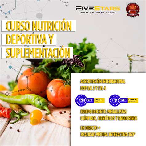 Curso De Nutrici N Deportiva Convocatoria Mayo Fffcyl