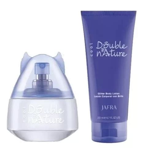 Set Jafra Double Nature Diablito Cool Perfume Locion Crema Meses Sin