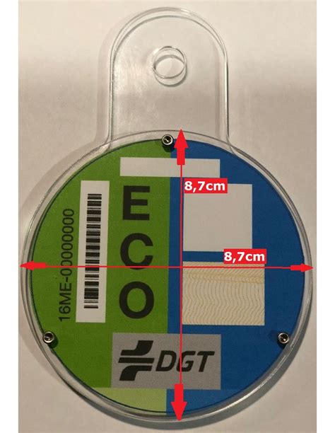 Placa Porta Itv O Distintivo Medioambiental Moto