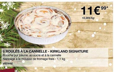 Promo Roul S La Cannelle Kirkland Signature Chez Costco