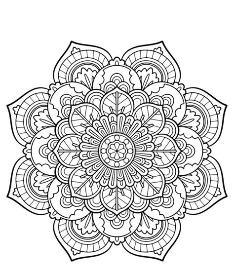 Disegni Geometrici Da Colorare Motivi Disegno Mandala Ornamenti Con