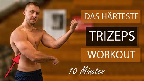 Min Trizeps Workout Ohne Ger Te F R Zuhause Pjotr Wei Youtube