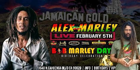 Bob Marley Day Celebration Ft Alex Marley Live Wfriends At Jamaican