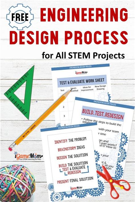 Engineering Design Process Worksheet Printable Calendars At A Glance