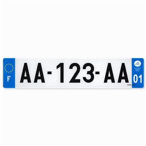 Cubique Horizontal Marque Correspondance Plaque D Immatriculation Le