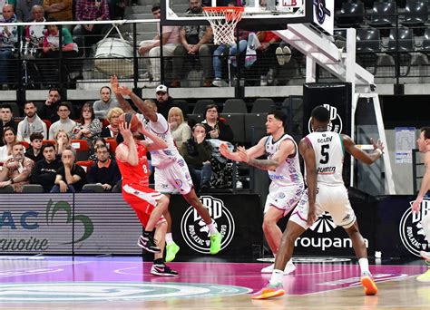 Basket ball Pro B pour Boulazac le podium passe par un succès de