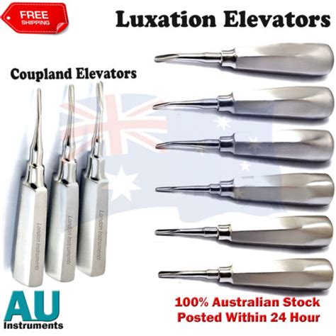 Dental Coupland Surgical Veterinary Oral Surgery Luxation Elevators Set