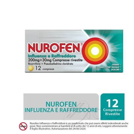 Nurofen Influenza E Raffreddore Mg Mg Compresse