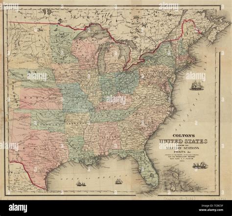 map usa res stock photography images alamy